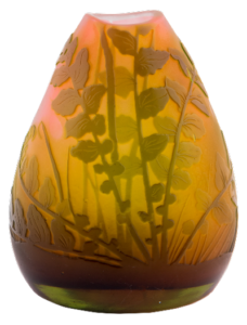 Lot 219: 19th century French Art Nouveau Galle vase